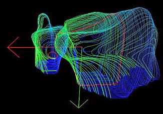 "3D Point cloud of Radius and Ulna"