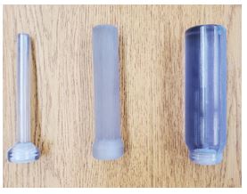 Three Handles of Different Diameters (12mm, 25mm, and 40mm) That Can Be Used Interchangeabley